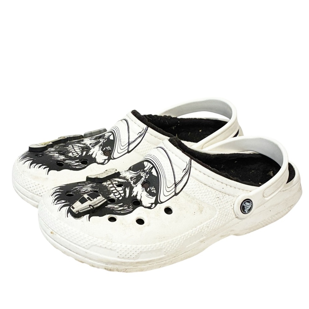 Luke Combs X Crocs Classic Lined Clog Skull Men's Size 10 Slip On Shoe
